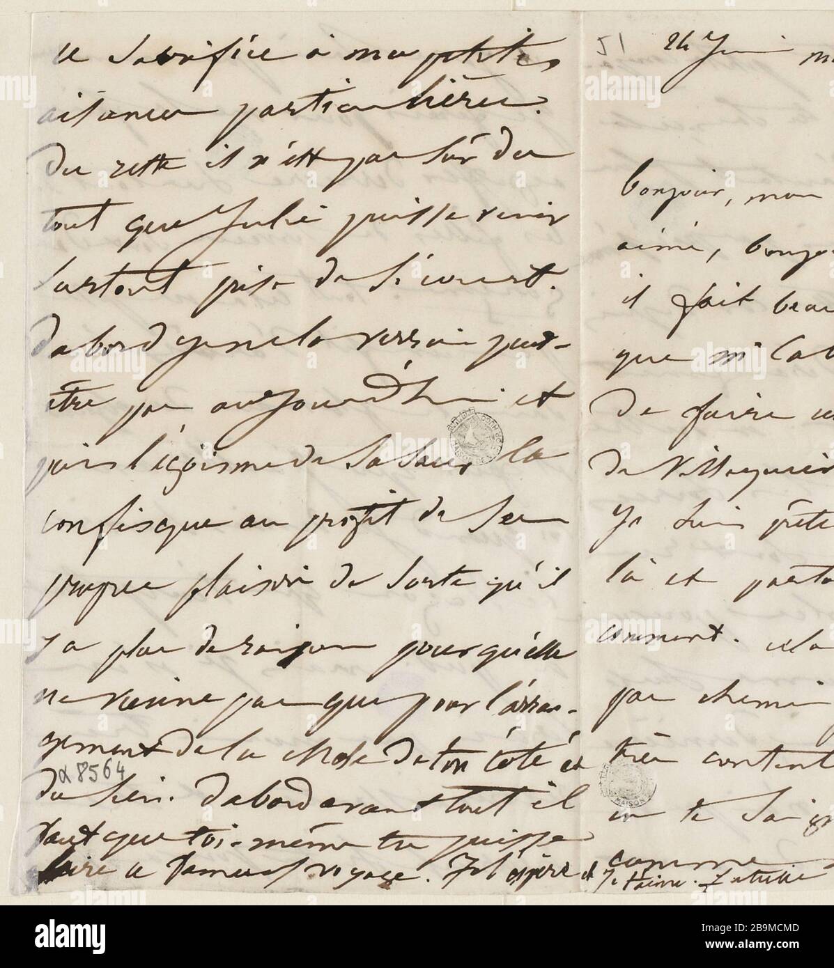 24 juin matin 7:00 ? [1851] Banque D'Images