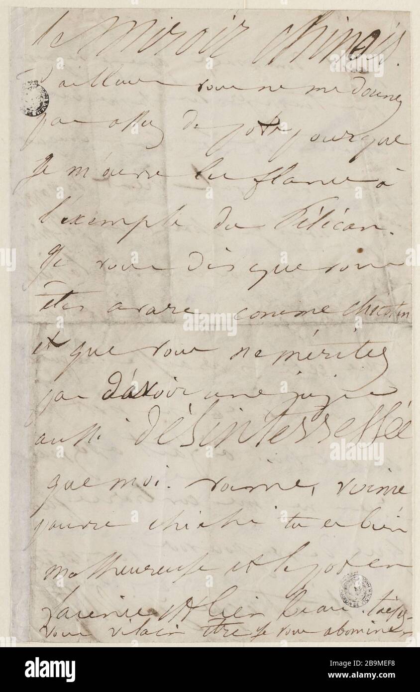 13 Septembre Lundi Matin 7 00 1847 Juliette Drouet A Victor Hugo 13 Septembre Septembre Matin 7 00 6 00 6 00 1 00 1 00 1 00 1 00 1 00 1 00 1 00 1 00 1 Photo Stock Alamy