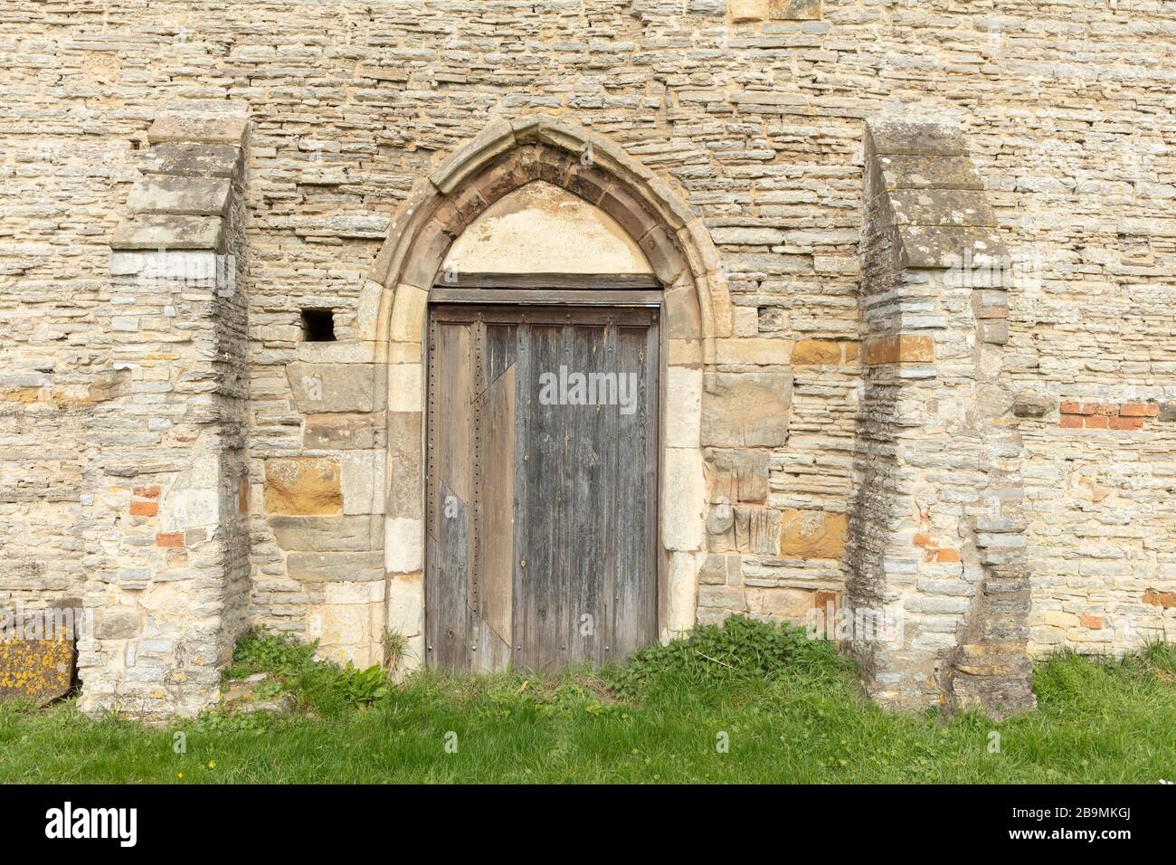 Colston Basset, Notinghamshire, Royaume-Uni, 21 mars 2020, la ruines de l'église St Marys Banque D'Images