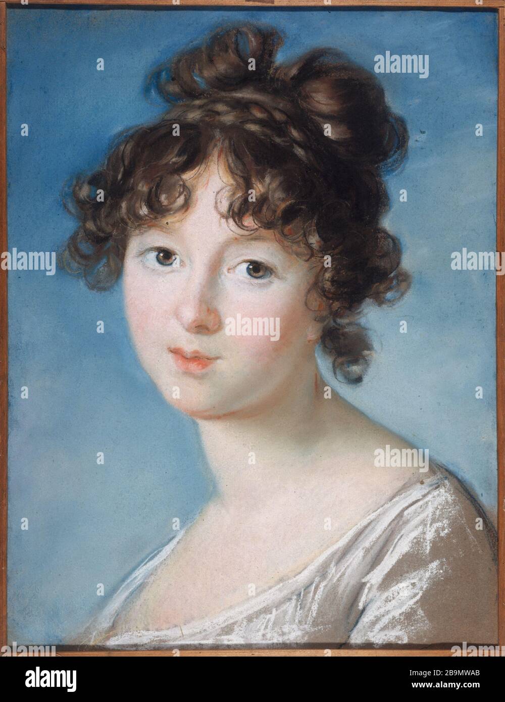 Princesse Radziwé (1781-1808) Elisabeth Vigée le Brun (1755-1842). 'La Princesse Radziwé (1781-1808)'. Pastel et sanguine sur papier, vers 1800-1801. Musée des Beaux-Arts de la Ville de Paris, petit Palais. Banque D'Images