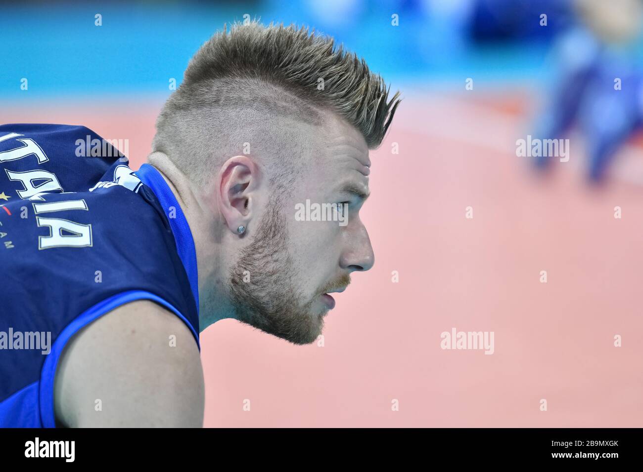 ivan zaytsev pendant le Volleyball hommes Italie équipe saison 2019/20, italie, Italie, 01 Jan 2020, Volleyball Italien Volleyball équipe nationale Banque D'Images