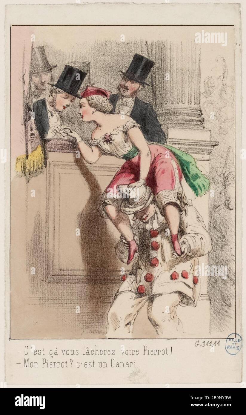 C'est vous libérez votre Pierrot! Banque D'Images