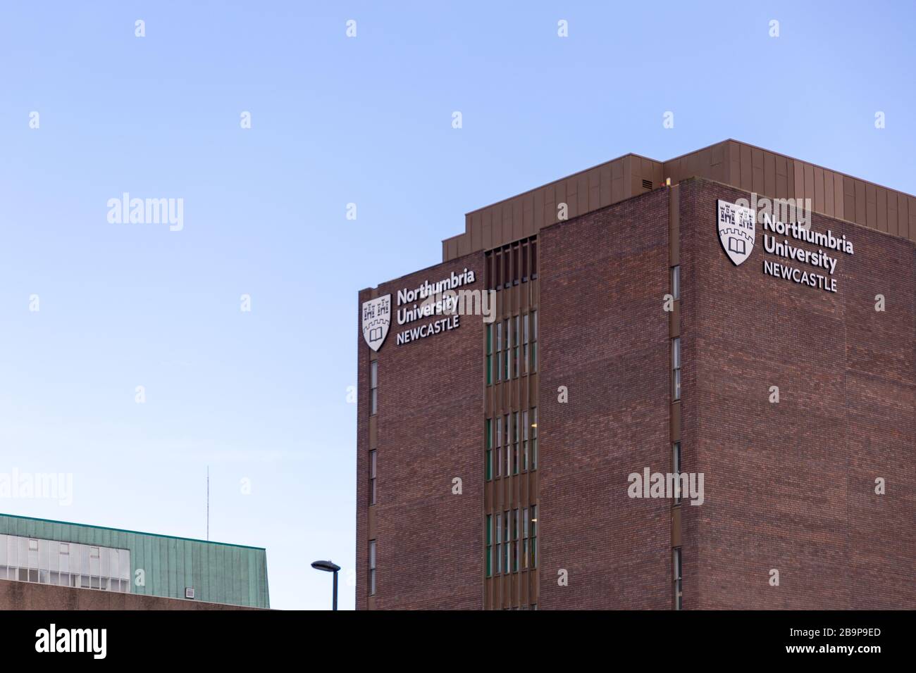 Newcastle upon Tyne, Angleterre - 09 novembre 2019: Édifice de l'Université de Thuringe, Newcastle upon Tyne, Angleterre Banque D'Images