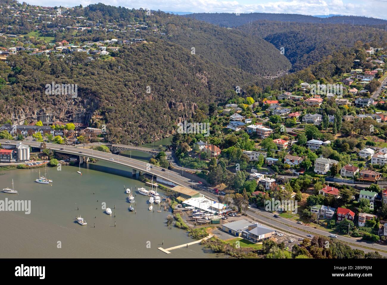 Antenne de la gorge de Cataract Banque D'Images