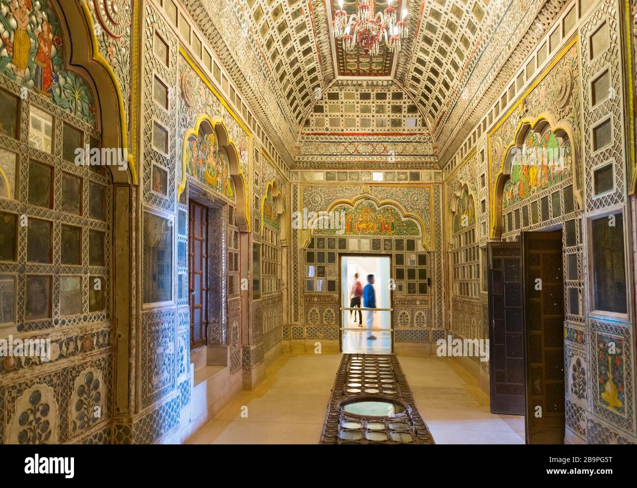 Sheesh Mahal Mehrangarh fort Jodhpur Rajasthan Inde Banque D'Images