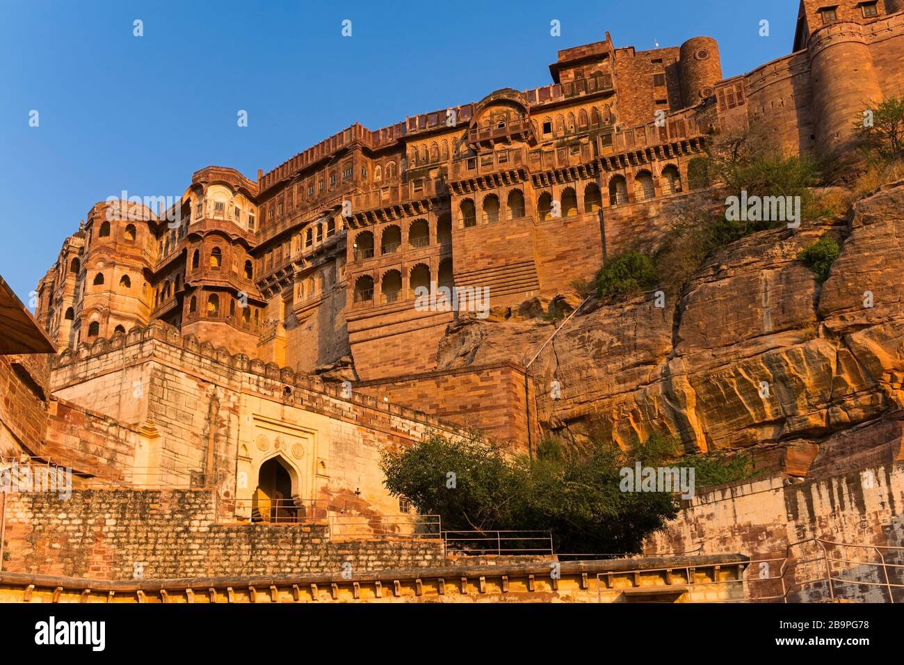 Fort Mehrangarh Jodhpur Rajasthan Inde Banque D'Images