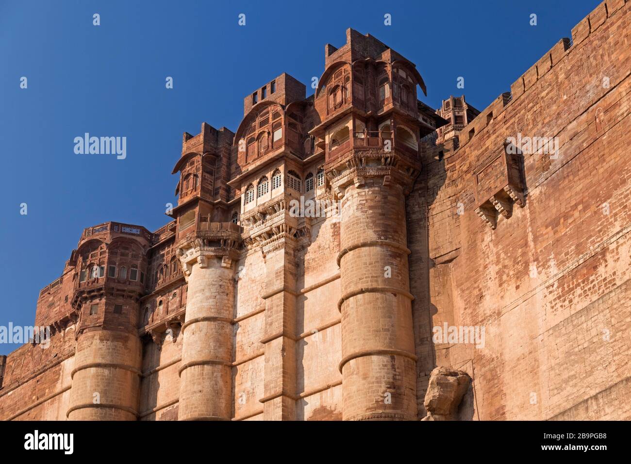 Fort Mehrangarh Jodhpur Rajasthan Inde Banque D'Images