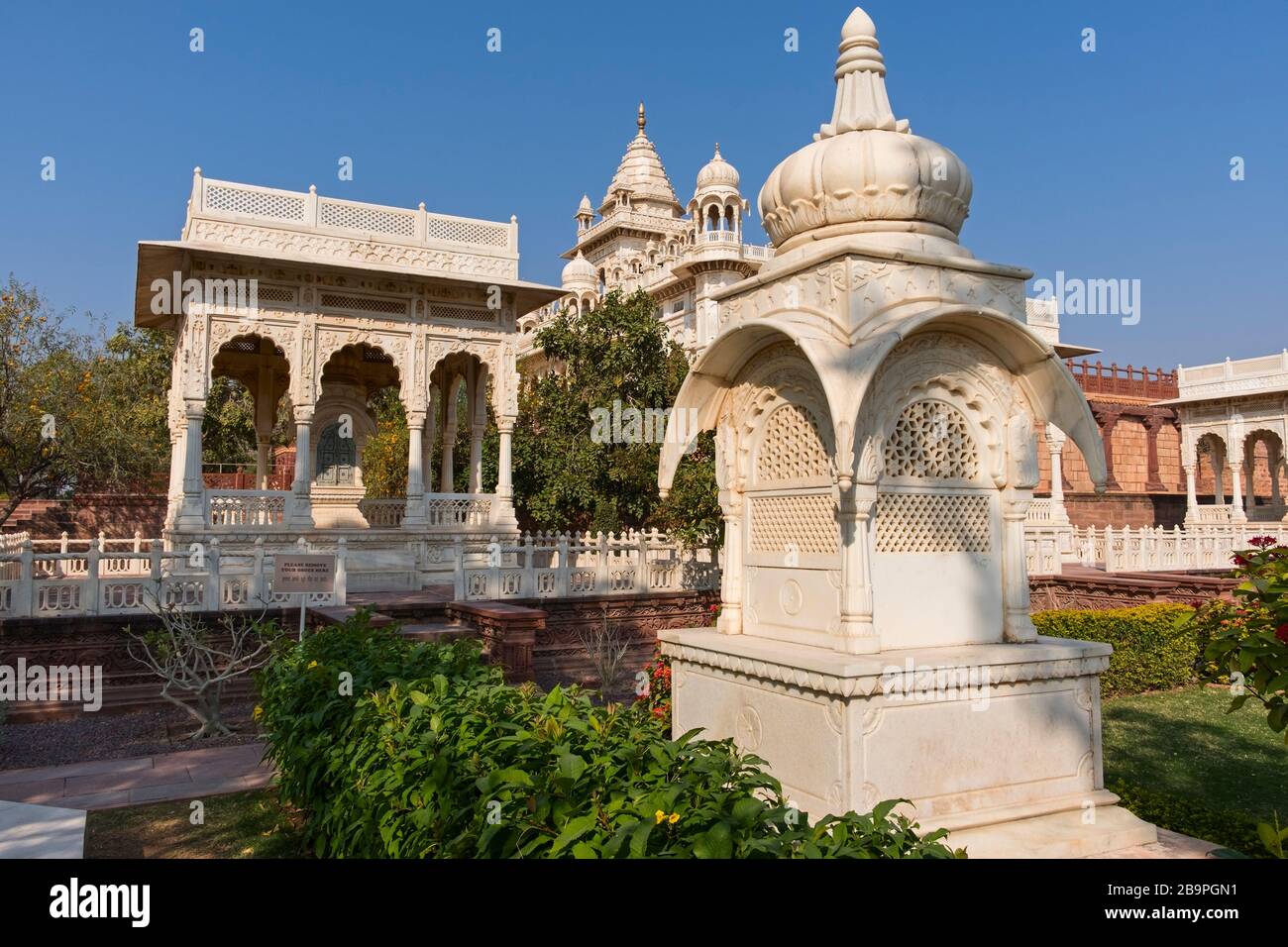 Jodhpur Rajasthan Inde Jaswant Thada Banque D'Images