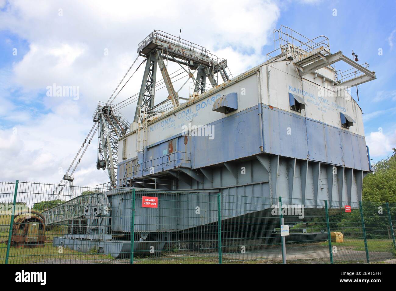 « oddball », une pelle hydraulique Bucyrus Erie BE 1150 Walking Dragline, utilisée dans l'exploitation minière de charbon de surface/opaciles. Banque D'Images