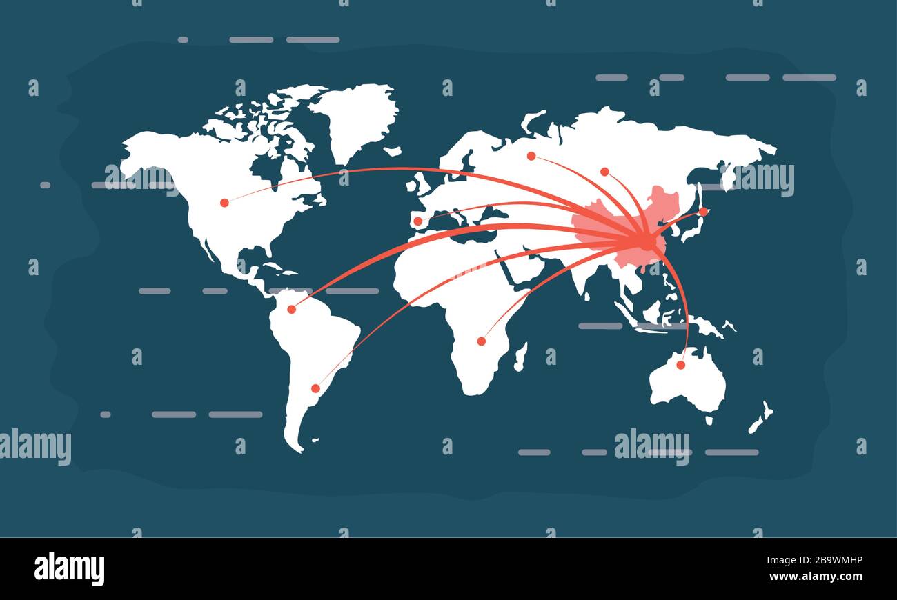 statistiques sur la pandémie covid19 avec la planète terre Illustration de Vecteur