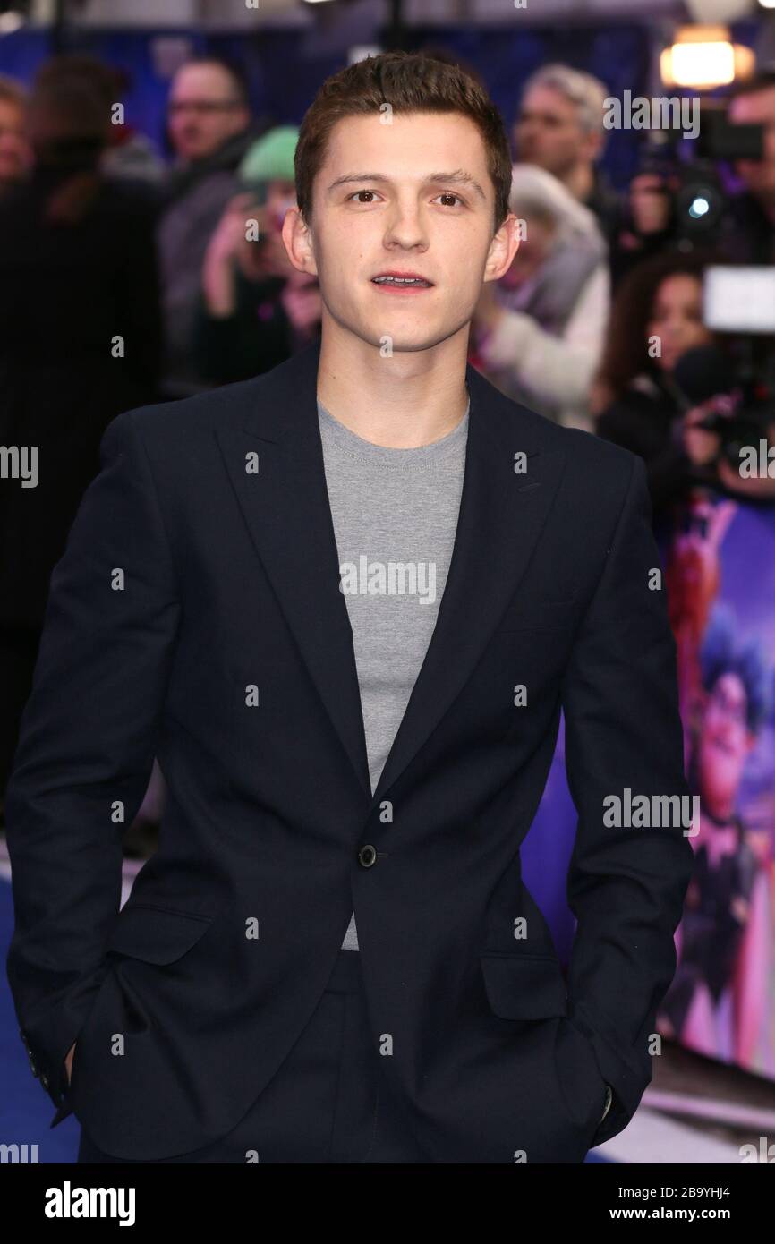 La première britannique de "Onward" tenue au Curzon Mayfair - arrivées avec: Tom Holland où: Londres, Royaume-Uni quand: 23 février 2020 crédit: Mario Mitsis/WENN.com Banque D'Images