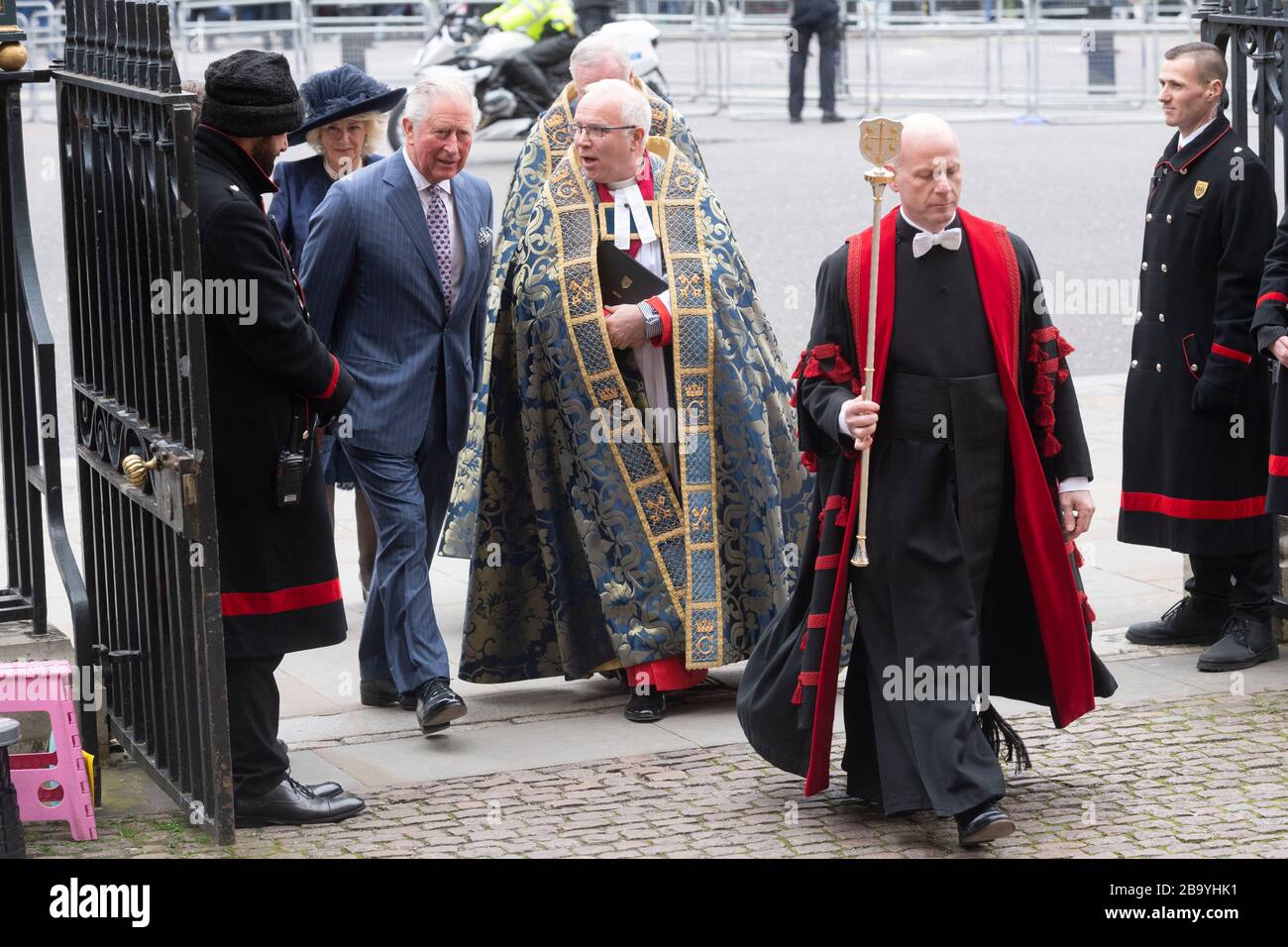 9 mars 2020. Londres, Royaume-Uni. HRH le Prince de Galles assiste au Service du Commonwealth annuel à l'abbaye de Westminster. Il a été annoncé que l'HRH a testé positif avec la maladie de Coronavirus. Crédit photo: Ray Tang/Ray Tang Media Ltd Banque D'Images