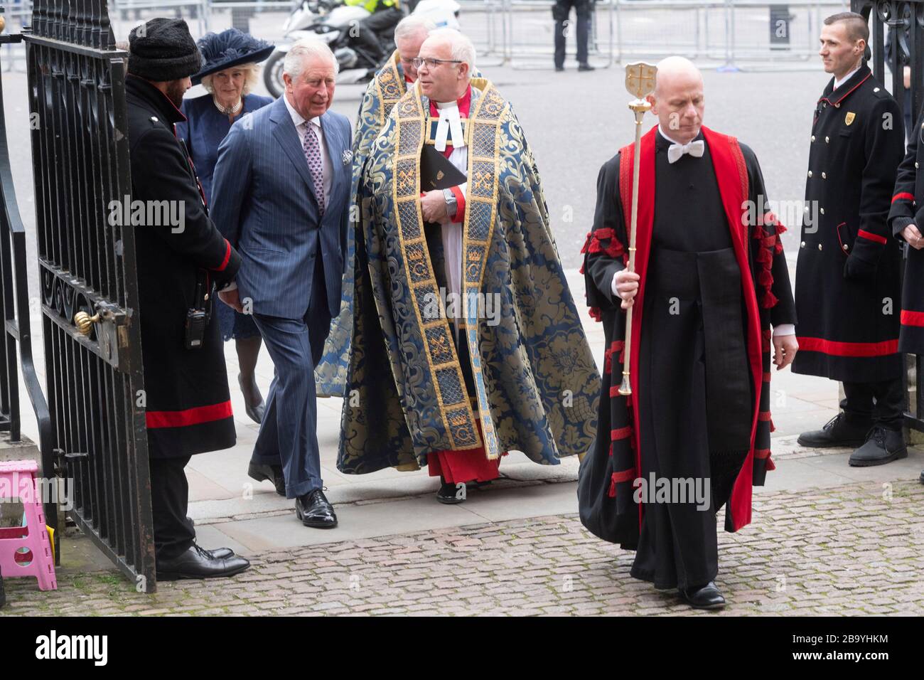 9 mars 2020. Londres, Royaume-Uni. HRH le Prince de Galles assiste au Service du Commonwealth annuel à l'abbaye de Westminster. Il a été annoncé que l'HRH a testé positif avec la maladie de Coronavirus. Crédit photo: Ray Tang/Ray Tang Media Ltd Banque D'Images
