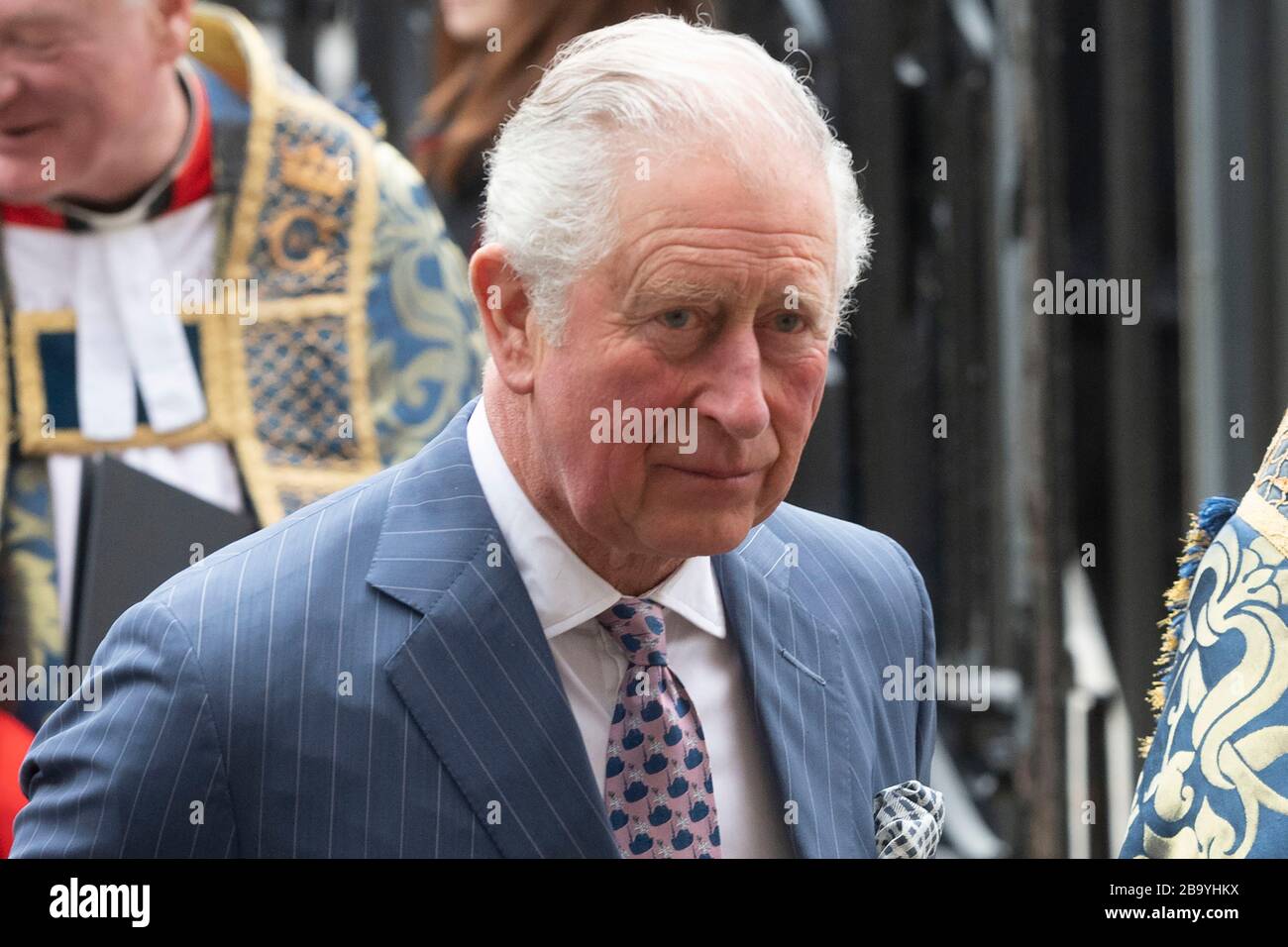9 mars 2020. Londres, Royaume-Uni. HRH le Prince de Galles assiste au Service du Commonwealth annuel à l'abbaye de Westminster. Il a été annoncé que l'HRH a testé positif avec la maladie de Coronavirus. Crédit photo: Ray Tang/Ray Tang Media Ltd Banque D'Images