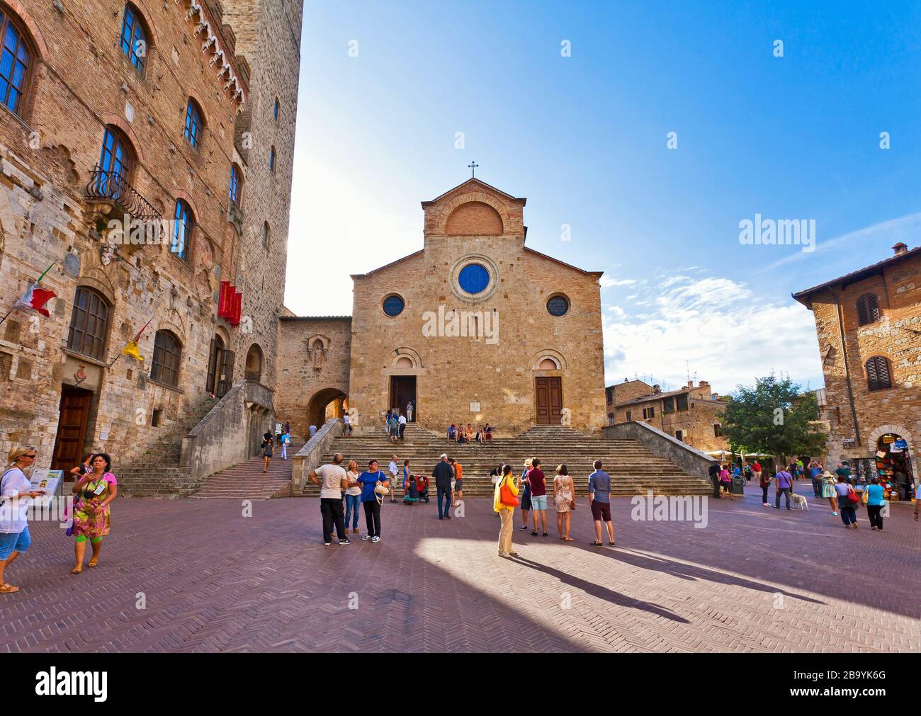Collégiale de la cathédrale Santa Maria Assunta, San Gimignano, Toscane, Italie, Europe Banque D'Images