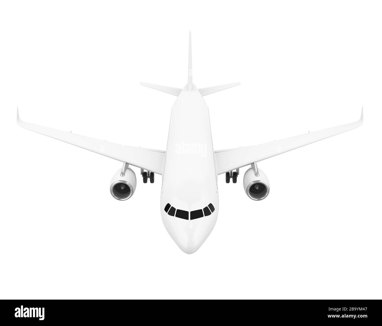 Isolé de l'avion Banque D'Images