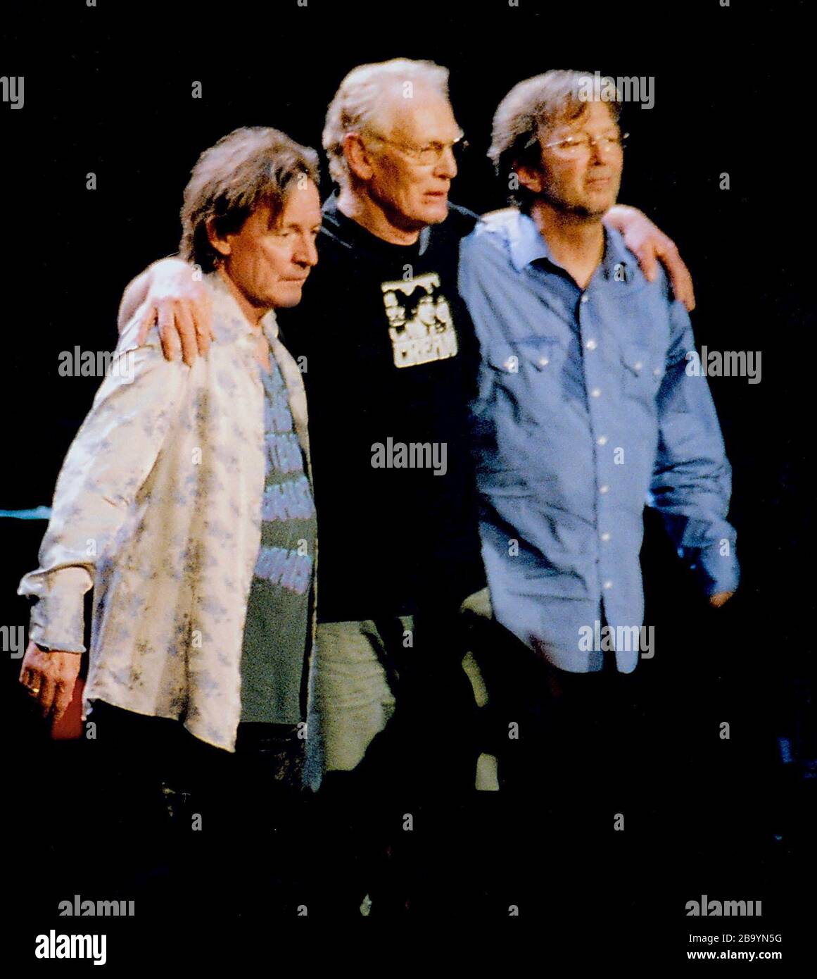 CRÈME EN CONCERT AU ROYAL ALBERT HALL, LONDRES, ANGLETERRE 05-06-2005 PHOTO DE MICHAEL BRITO JACK BRUCE GINGER BAKER ERIC CLAPTON Banque D'Images