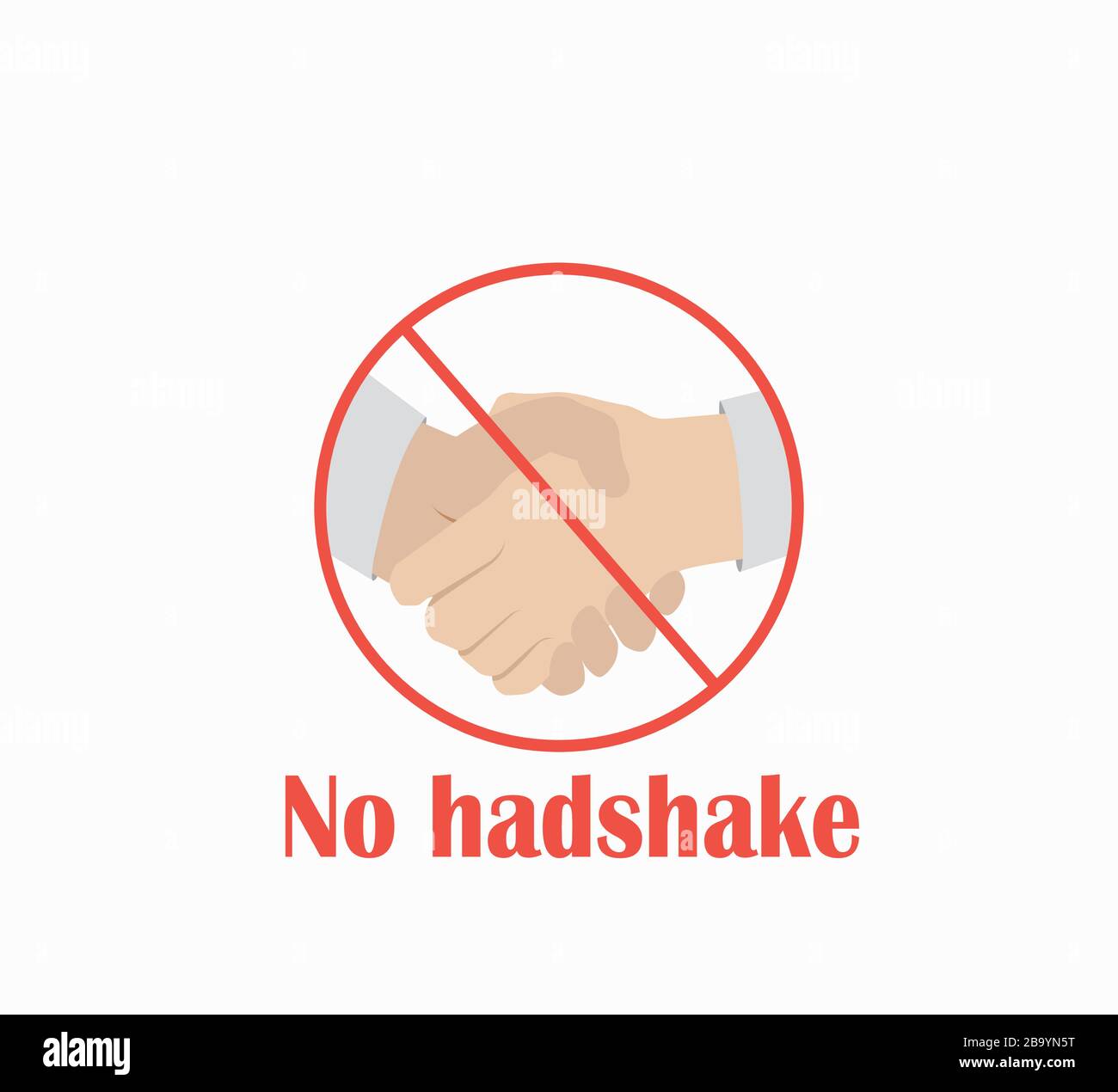 Illustration vectorielle - éviter tout contact avec les malades. Illustration de Vecteur