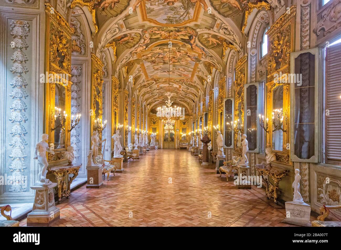 Galerie Palazzo Doria-Pamphilj, Rome, Lazio, Italie, Europe Banque D'Images