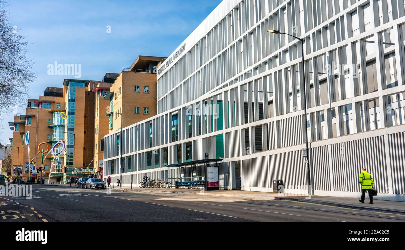 L'hôpital Bristol Royal Infirmary NHS Trust et l'hôpital Royal pour enfants du centre-ville de Bristol Banque D'Images