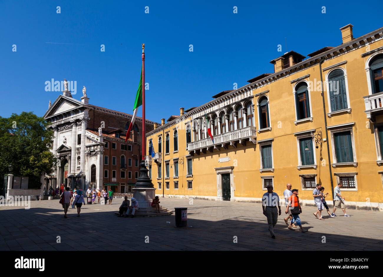 Eglise San Vidal, Campo Santo Stefano, Venise, Vénétie, Italie, Europe Banque D'Images