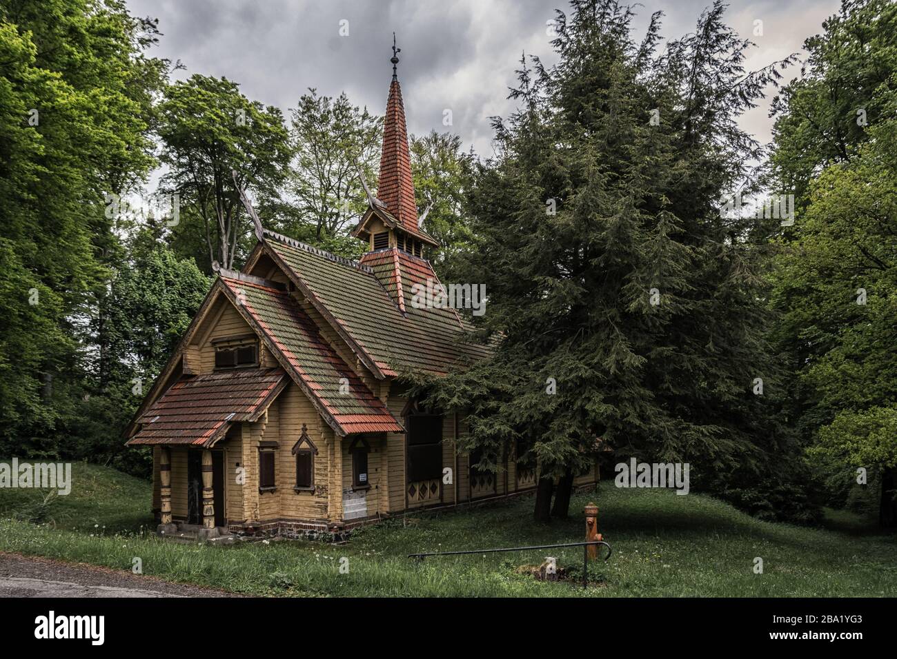 Perte de place église à Wernigerode dans les montagnes de Harz Banque D'Images