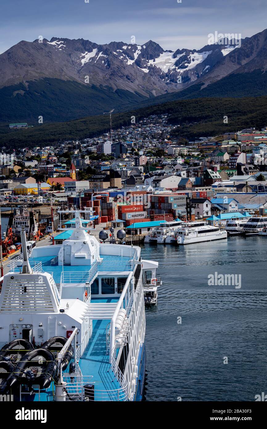 Ushuaia Argentine Banque D'Images