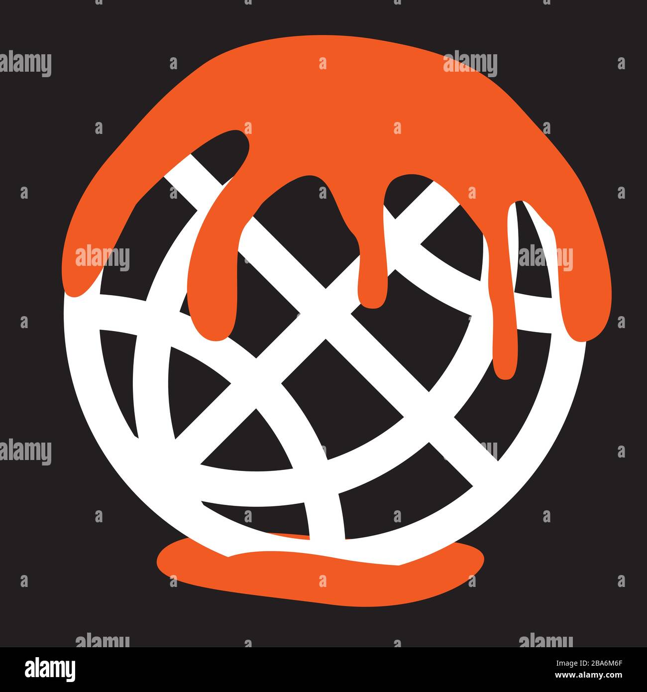 menace pour l'humanité, pandémie mondiale propageant l'illustration mondiale Illustration de Vecteur