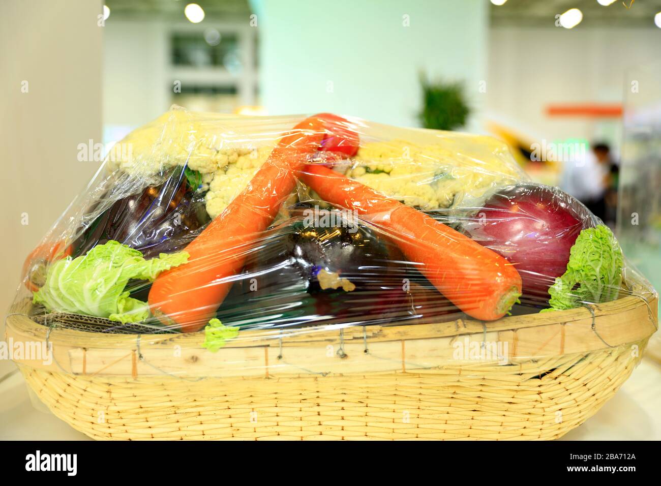 Exposition d'automne de produits agricoles, légumes mûrs Banque D'Images