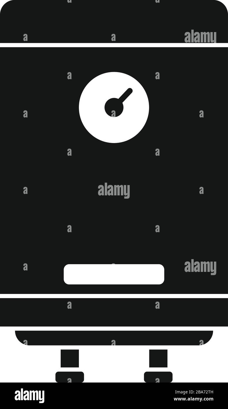 L'icône de la chaudière. Simple illustration de l'icône vecteur chaudière pour la conception web isolé sur fond blanc Illustration de Vecteur