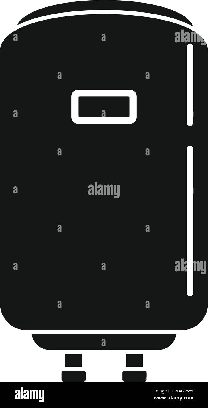 L'icône de chaudière à gaz. Simple illustration de l'icône vecteur chaudière gaz pour la conception web isolé sur fond blanc Illustration de Vecteur