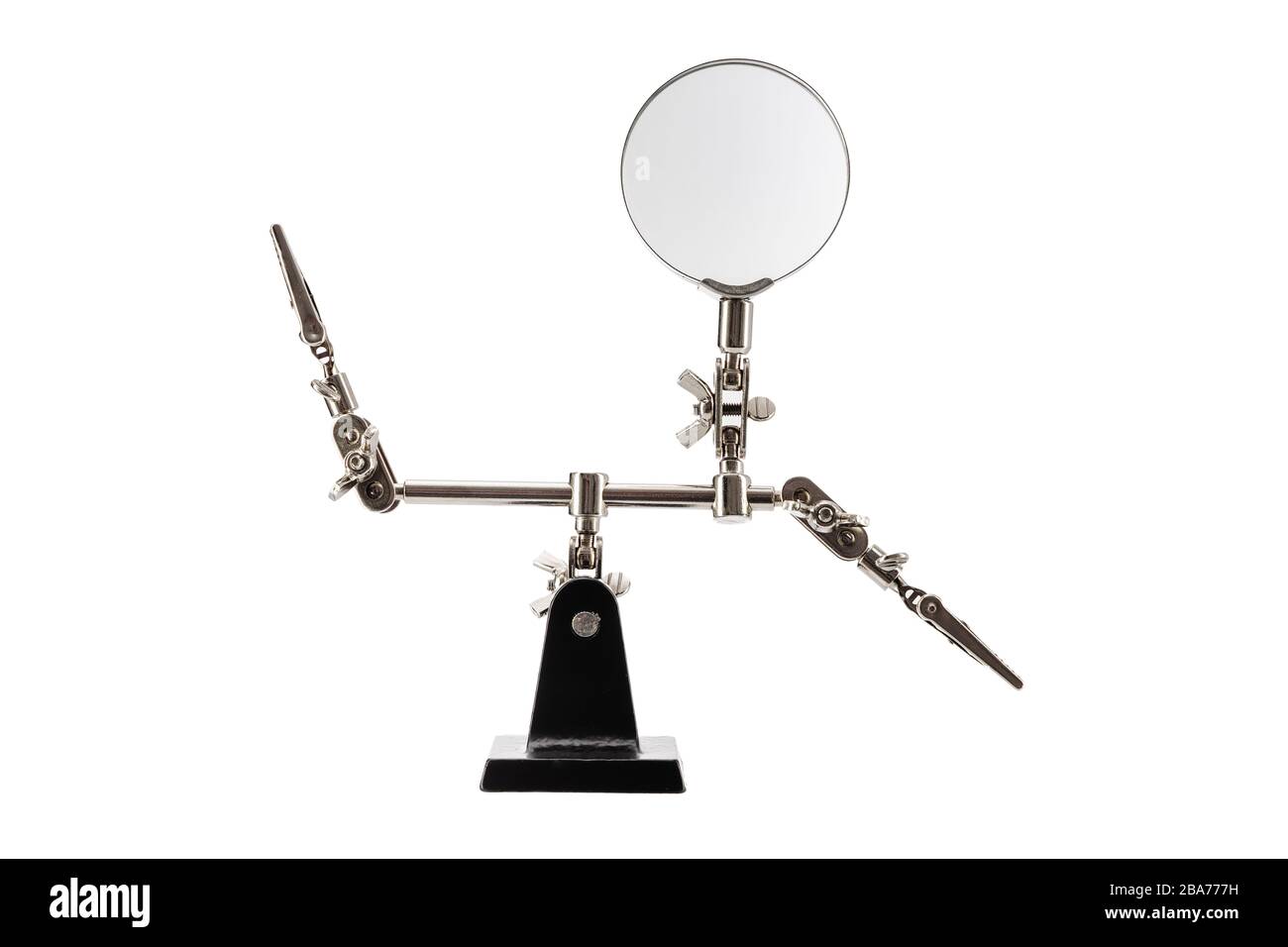 Loupe isolée sur fond blanc Banque D'Images