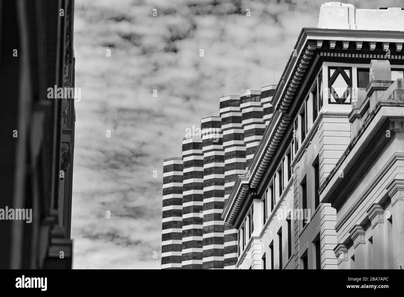De grands bâtiments à l'architecture magnifique de la Nouvelle-Orléans Banque D'Images