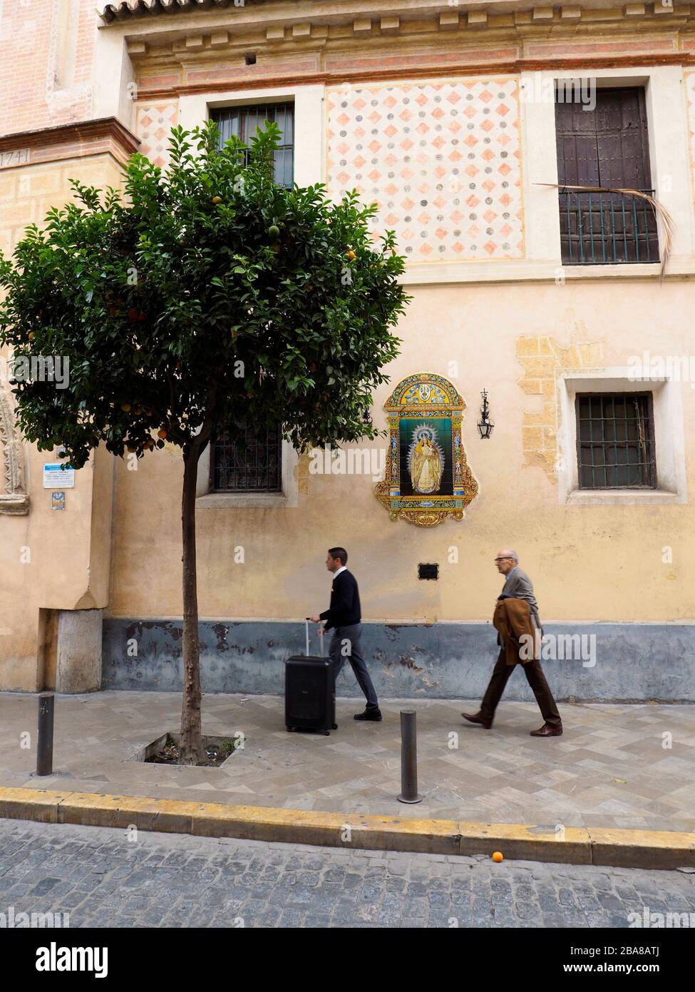 Scène de rue à Séville, Andalousie, Espagne Banque D'Images
