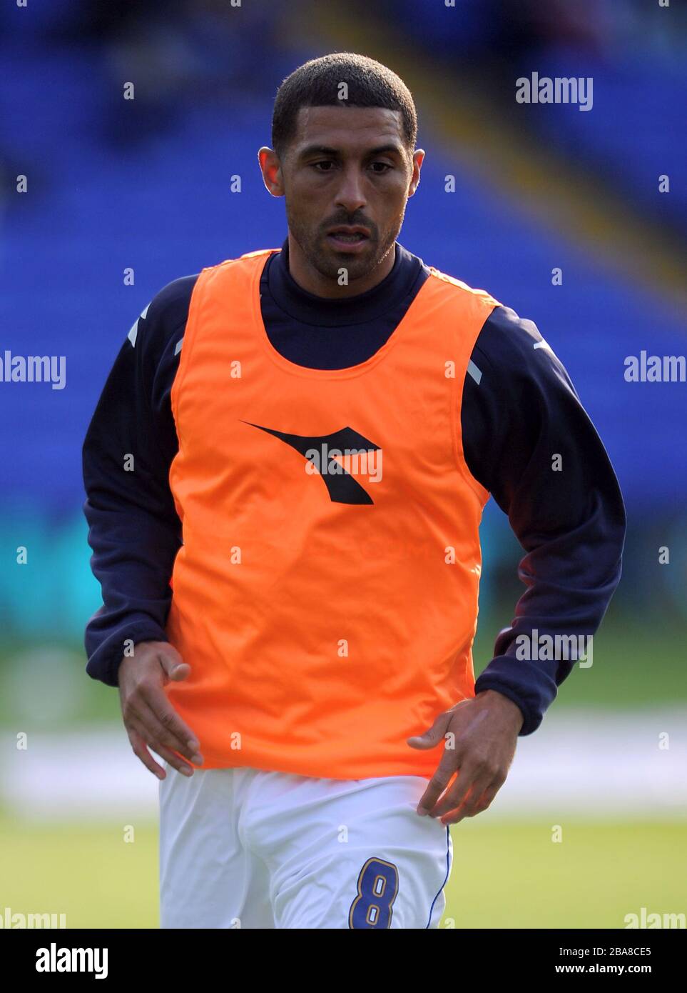 Hayden Mullins de Birmingham City pendant l'échauffement Banque D'Images