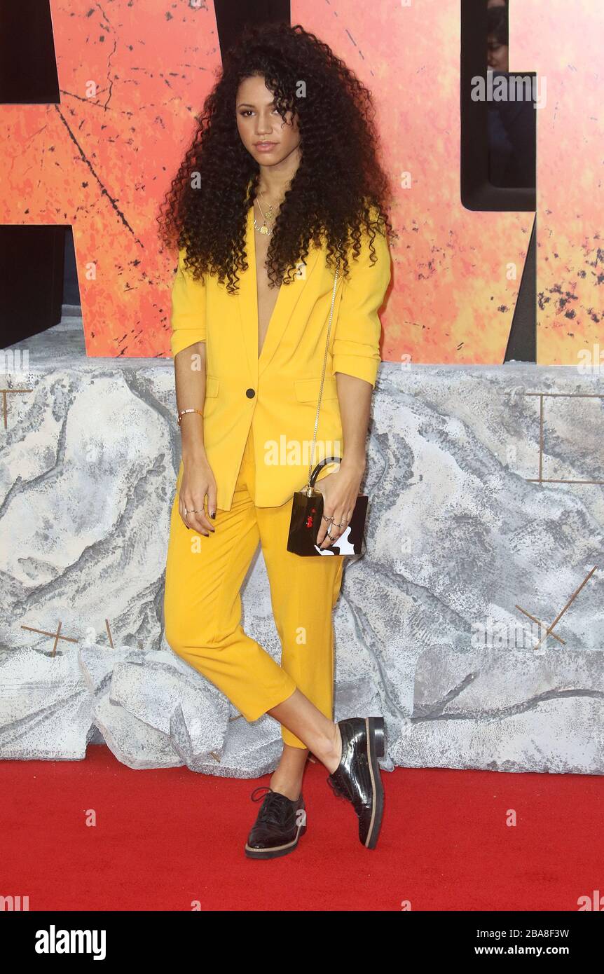 11 avril 2018 - Londres, Angleterre, Royaume-Uni - Rampage European Premiere, Cineworld Leicester Square Salons photo: Vick Hope Banque D'Images