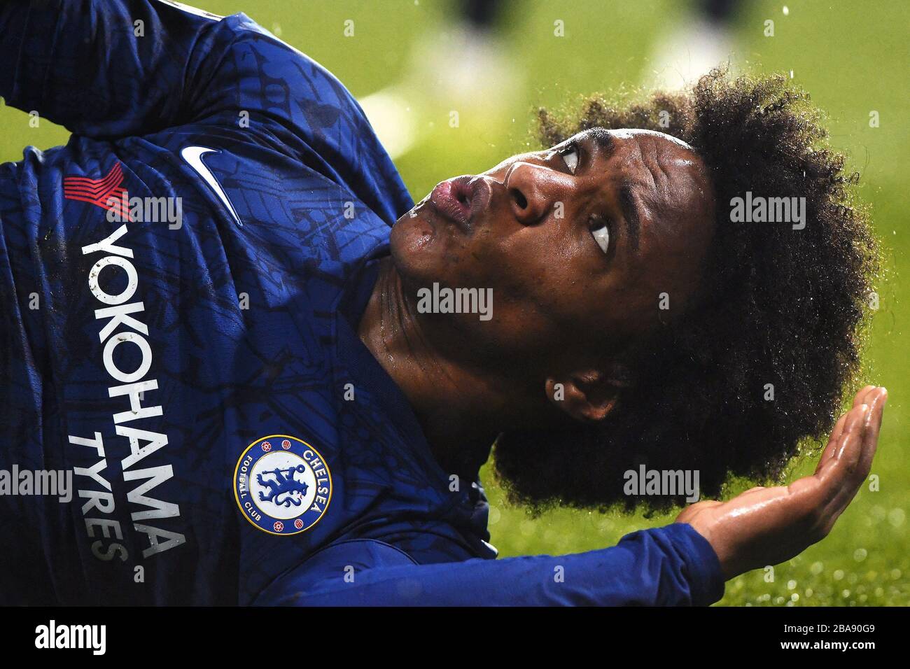 Willian of Chelsea - Chelsea / Lille OSC, UEFA Champions League - Groupe H, Stamford Bridge, Londres, Royaume-Uni - 10 décembre 2019 usage éditorial seulement Banque D'Images