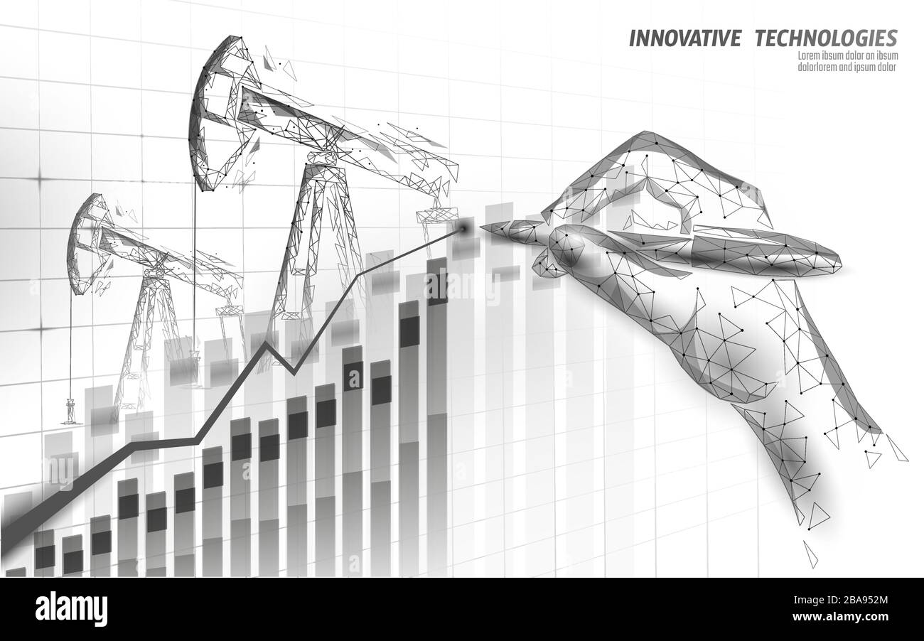 Concept de tendance positive de l'économie numérique tridimensionnelle. L'idée d'affaires Finance augmente le marketing des bénéfices. Vecteur graphique de dessin de stylo manuel de contrôle de l'investissement Illustration de Vecteur