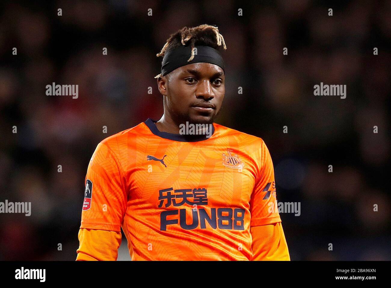 Le Newcastle United Allan Saint-Maximin Banque D'Images