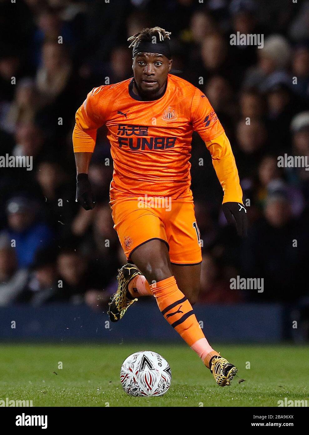 Le Newcastle United Allan Saint-Maximin Banque D'Images