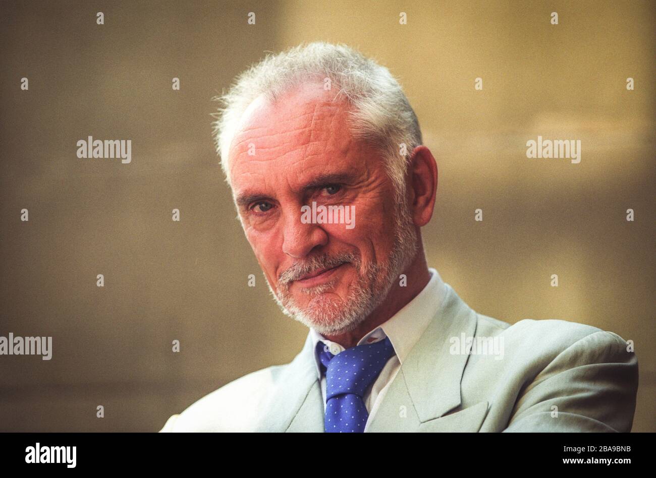 Terence Stamp, acteur, au Edinburgh International Film Festival, Édimbourg, Écosse, Royaume-Uni, août 2002. Banque D'Images