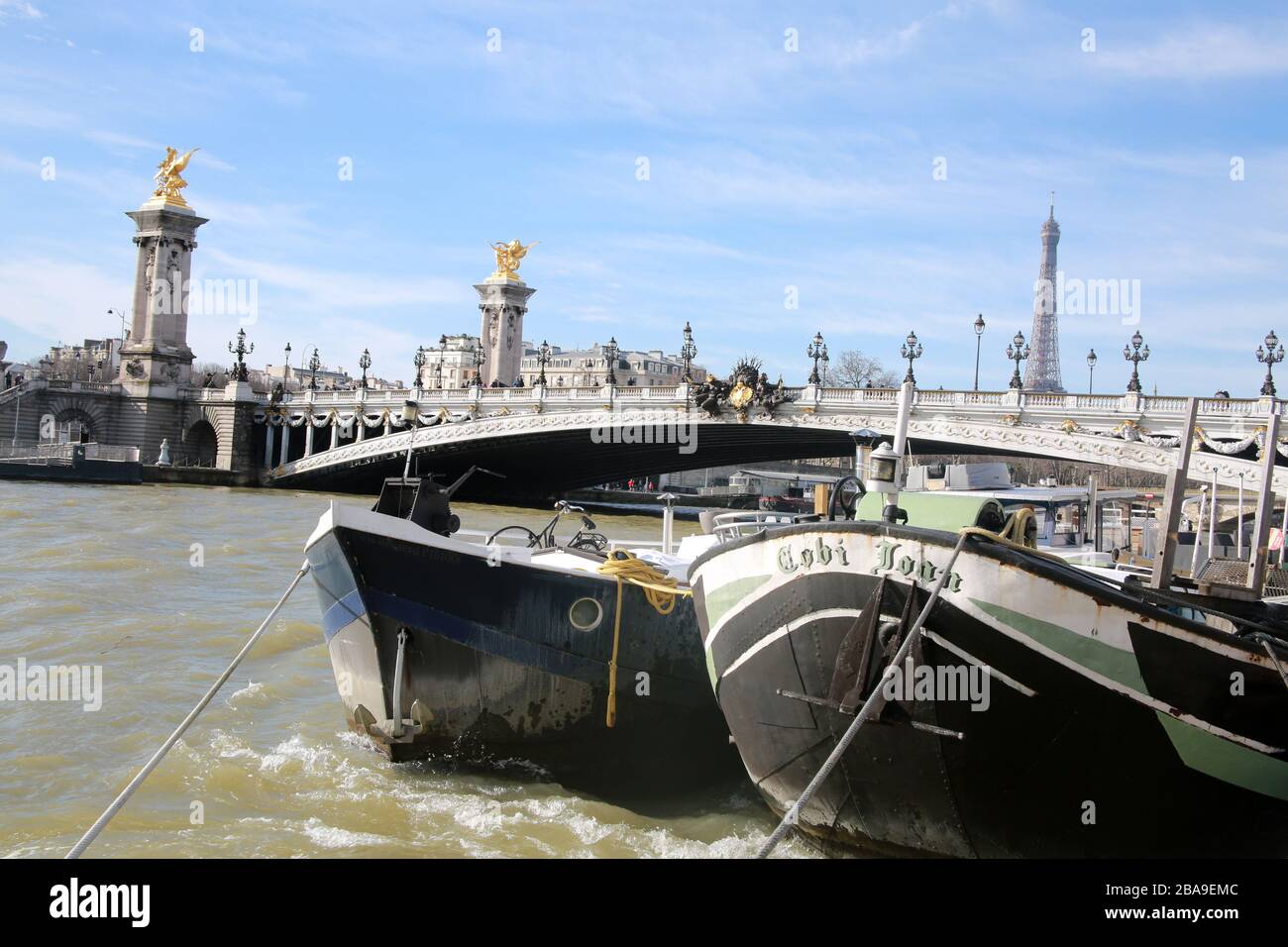 La Seine, Paris, France Banque D'Images