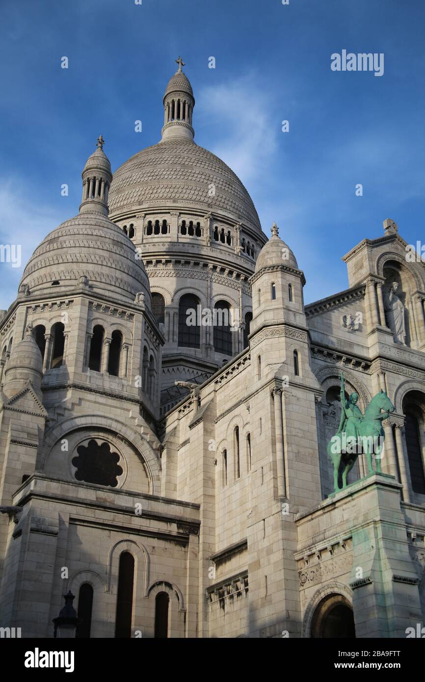 Cathédrale du Sacré Coeur, Paris, France Banque D'Images
