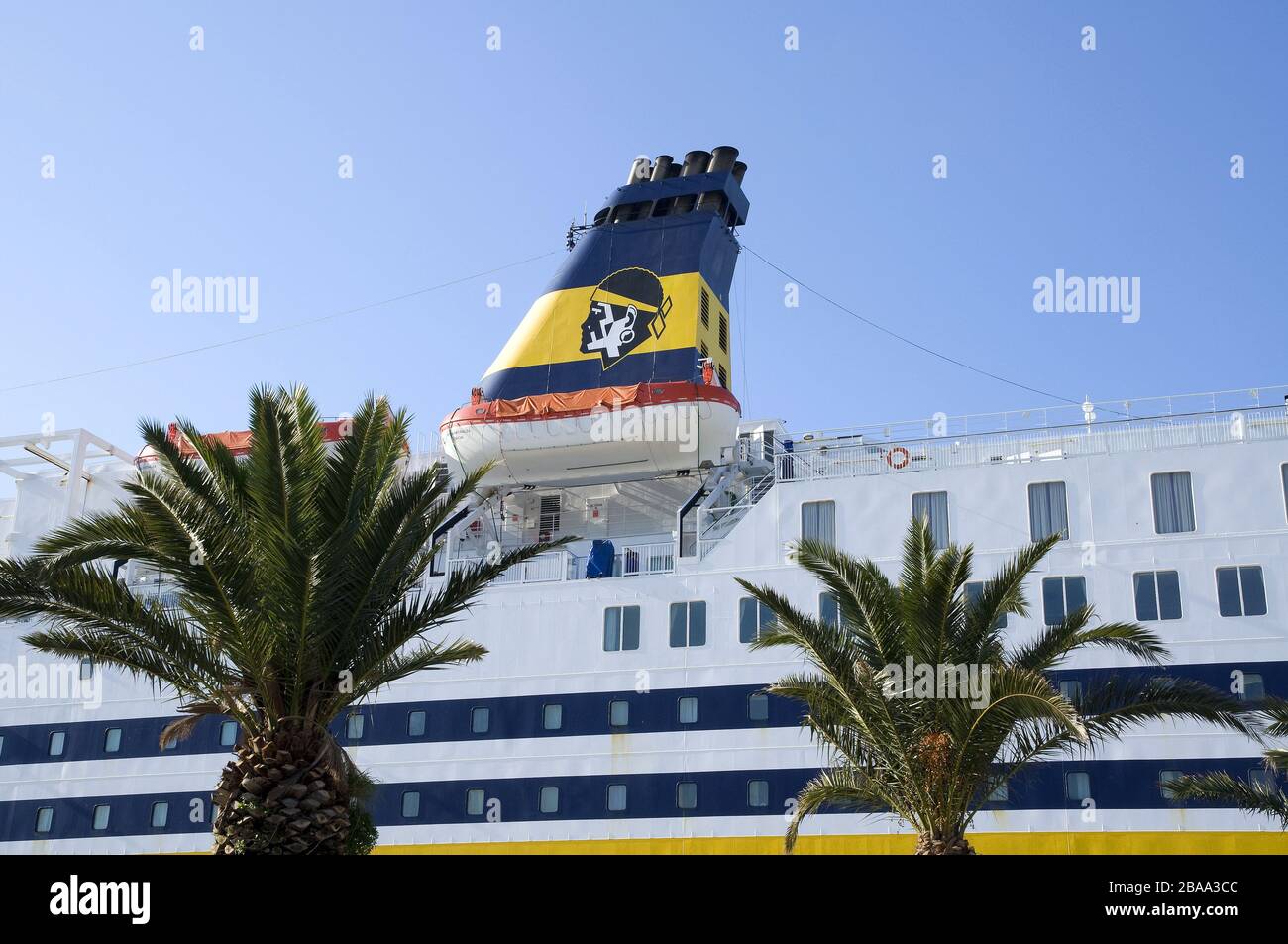 Ferry pour la Corse Toulon F 83 Banque D'Images
