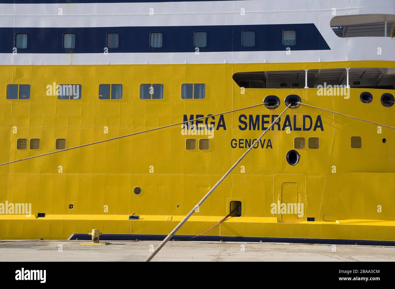 Ferry pour la Corse Toulon F 83 Banque D'Images