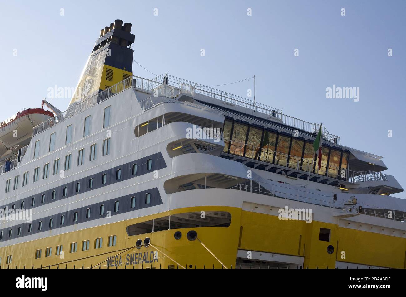 Ferry pour la Corse Toulon F 83 Banque D'Images