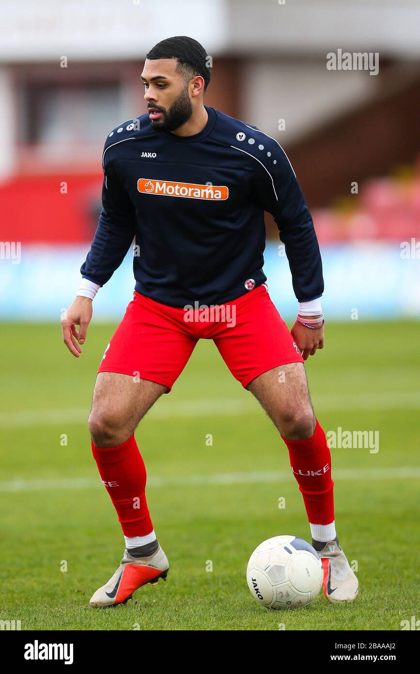 Alex Penny, de Kidderminster Harriers, pendant le match de la Ligue nationale du Nord - Groupe A - au stade Aggborough Banque D'Images