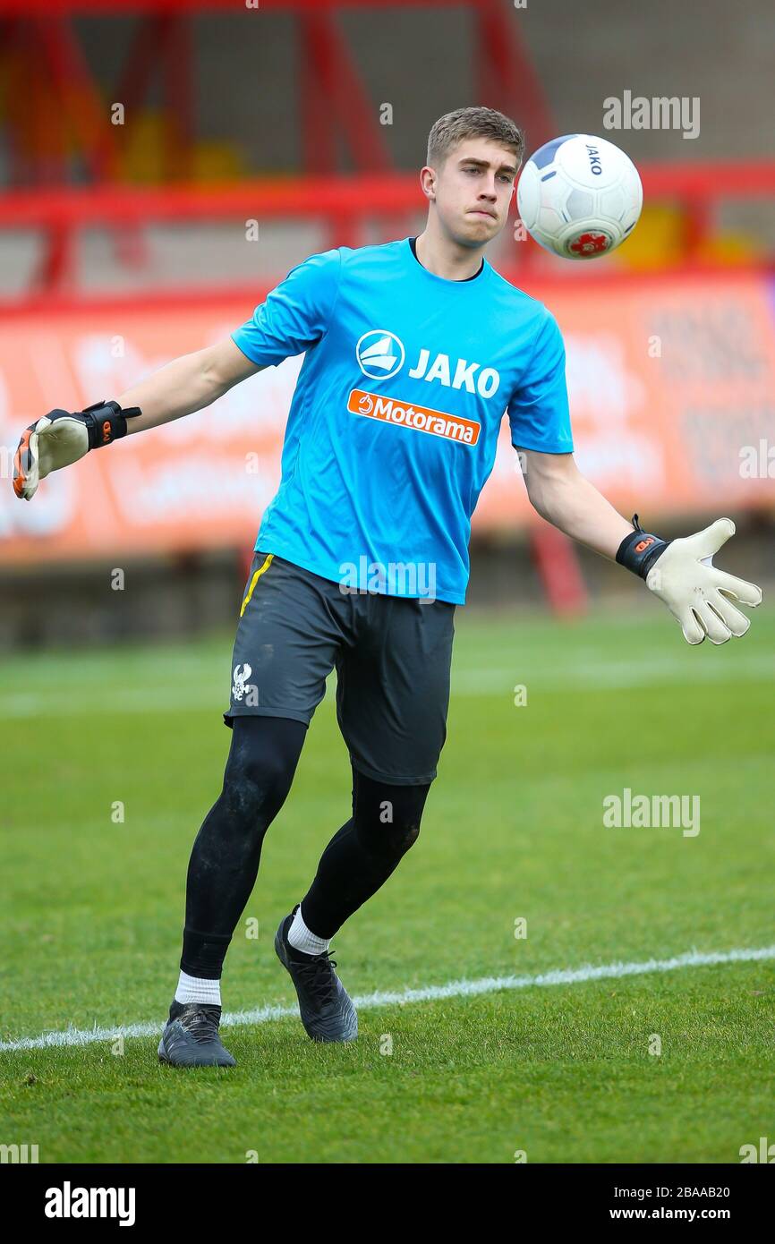 Kidderminster Harriers Tom Palmer pendant le match de la Ligue nationale Nord - Groupe A - au stade Aggborough Banque D'Images