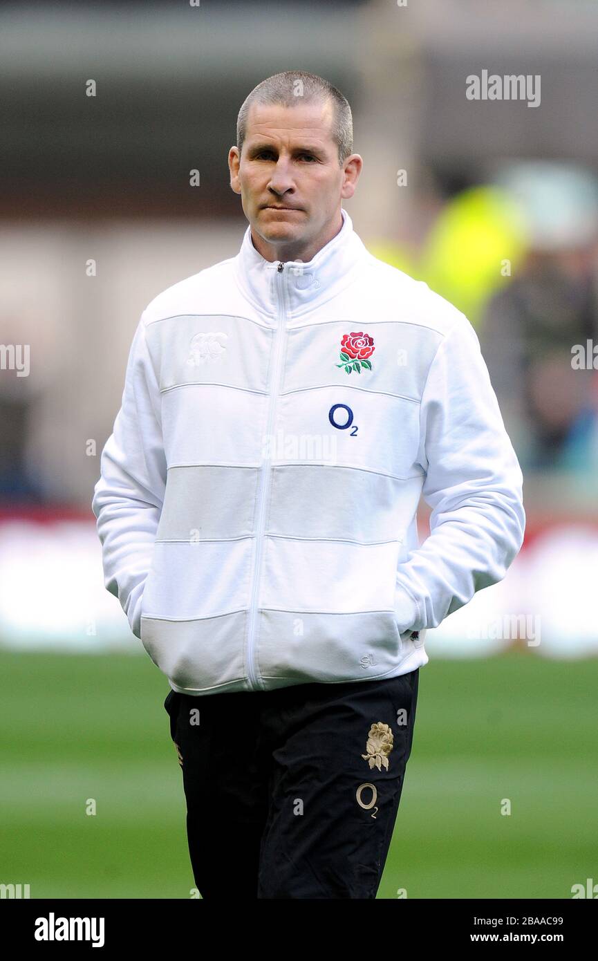 Stuart Lancaster, entraîneur-chef de l'Angleterre Banque D'Images