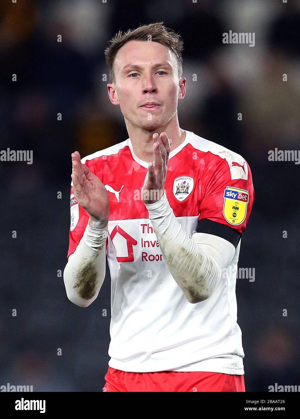 Barnsley's Cauley Woodrow Banque D'Images